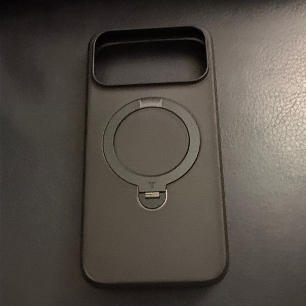 Unused 360 degrees Black Phone Case w/ Magnetic Ring/Stand for Iphone 17 Pro Max